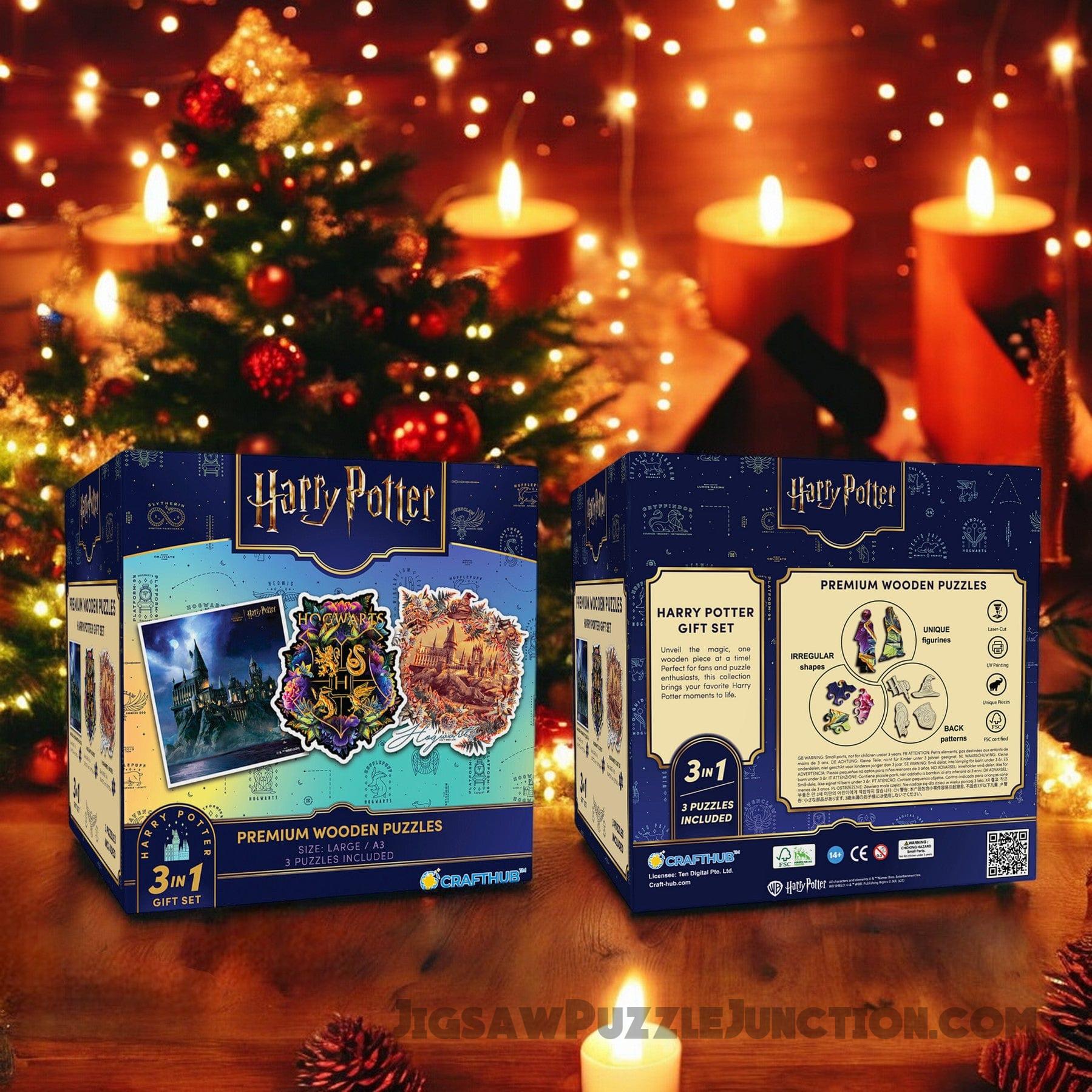 3-Pack HARRY POTTER™ - Wooden Jigsaw Puzzle Gift Set + Extra $20 OFF