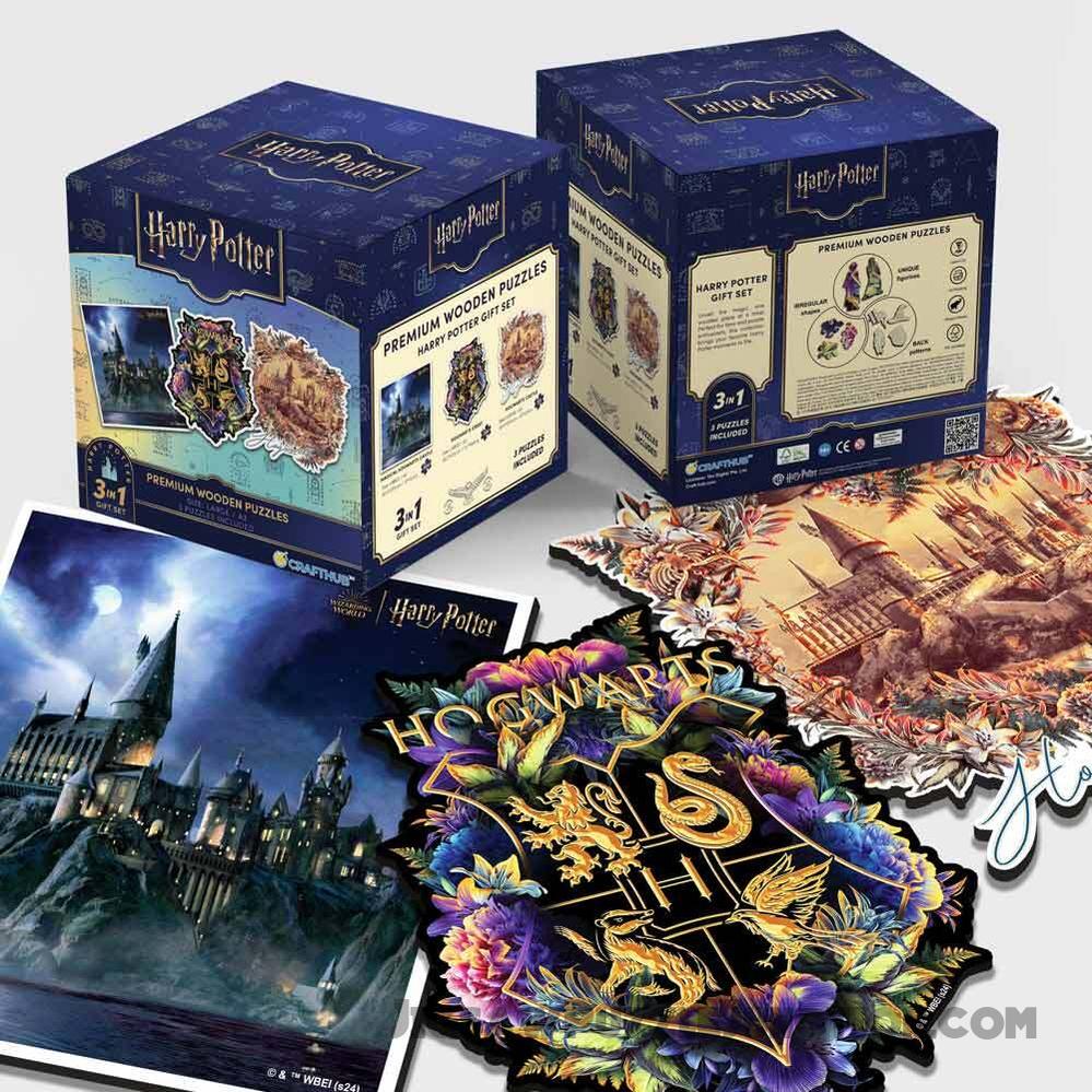3-Pack HARRY POTTER™ - Wooden Jigsaw Puzzle Gift Set + Extra $20 OFFBy Jigsaw Puzzle Junction