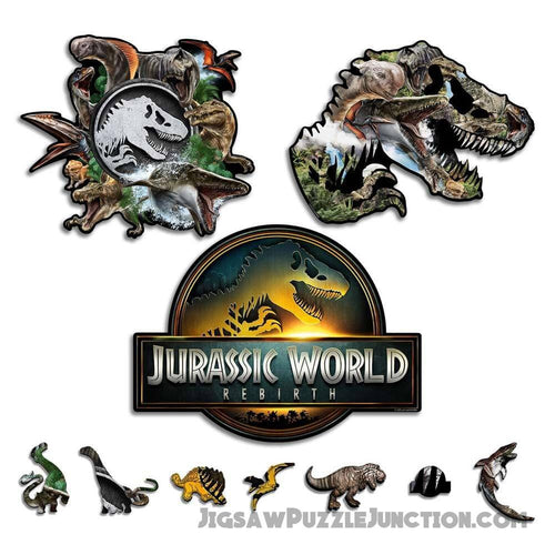 3-Pack Jurassic World Rebirth™ - Wooden Jigsaw Puzzle SetBy Jigsaw Puzzle Junction