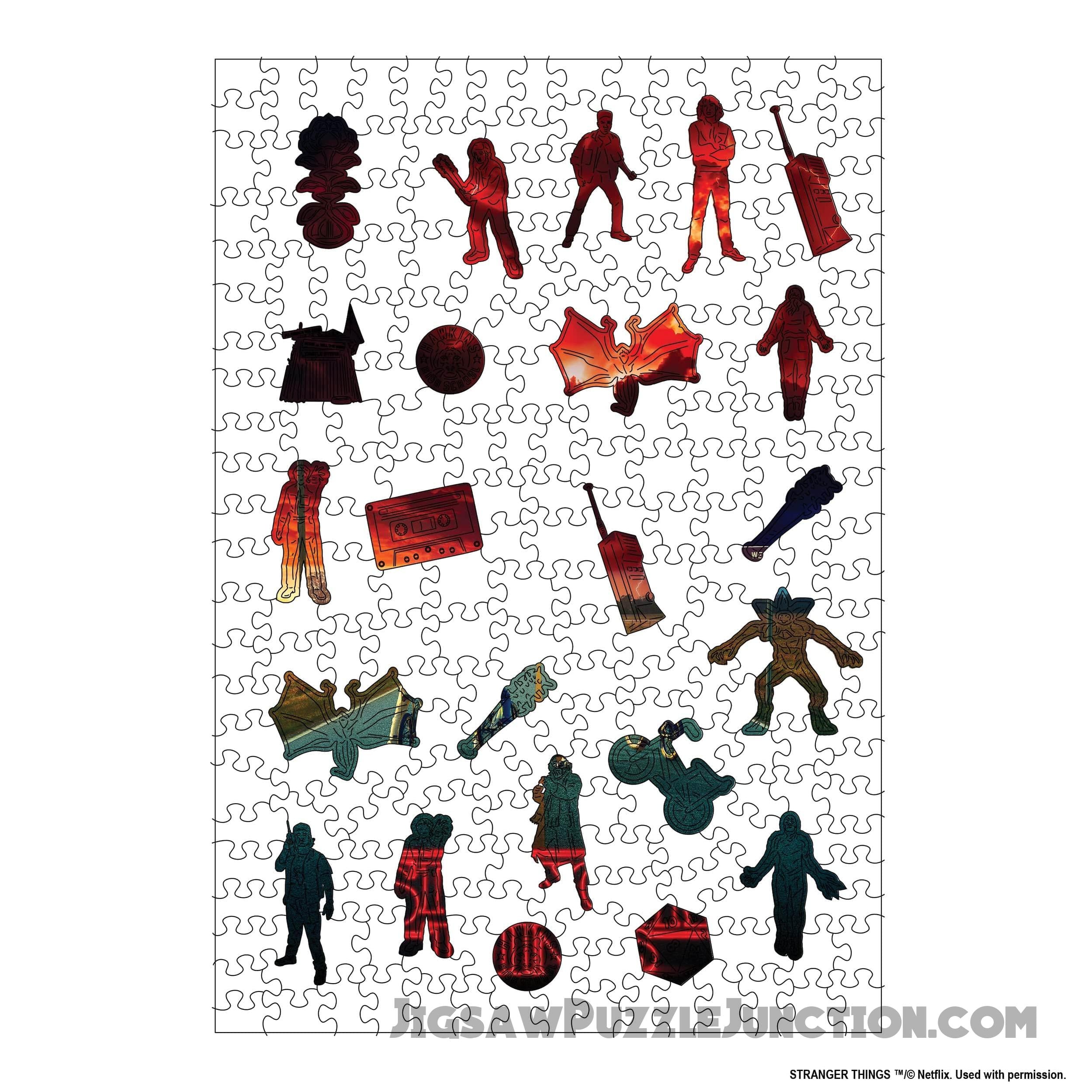 3-Pack Stranger Things™ - Wooden Jigsaw Puzzle Set