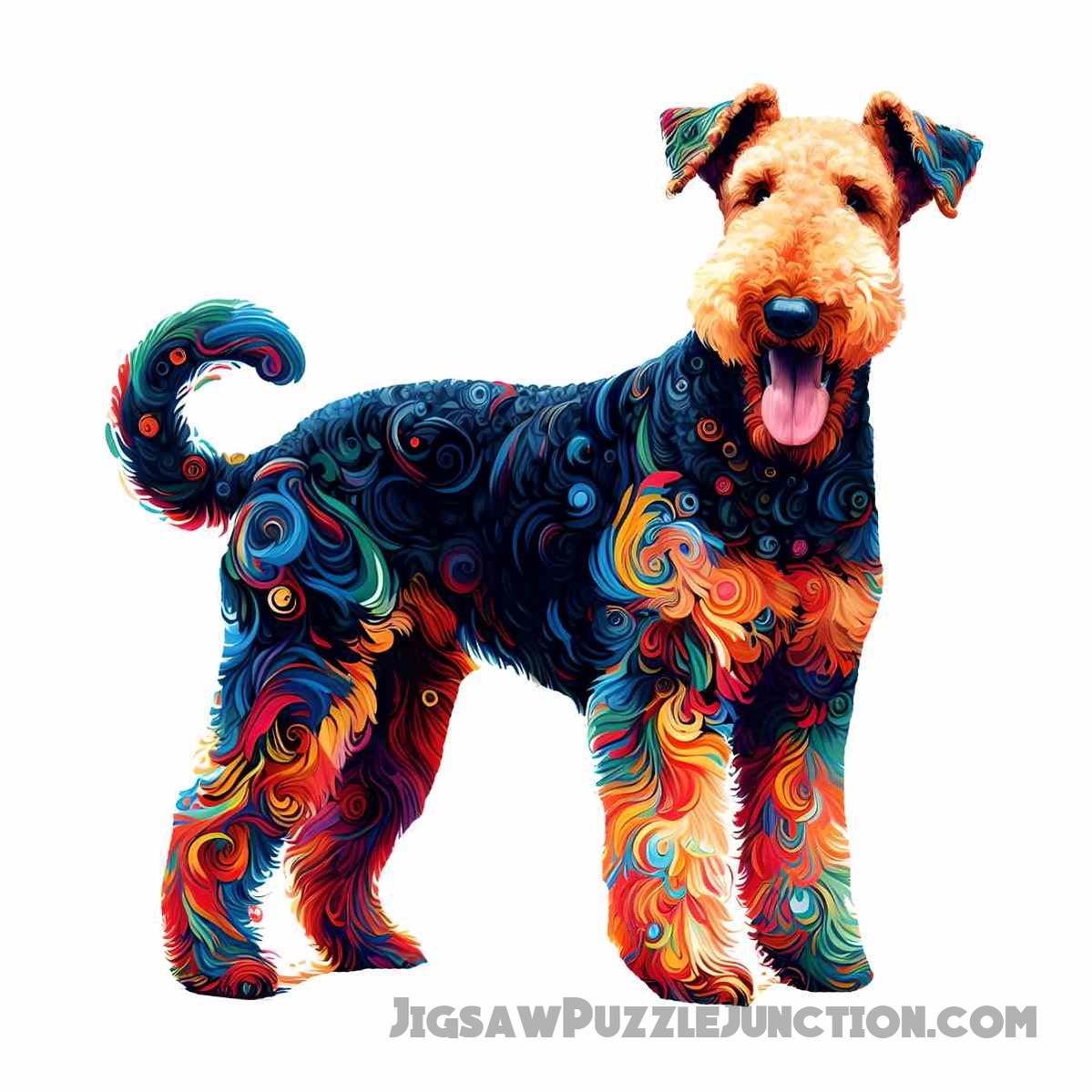 Airedale Terrier Dog - Jigsaw PuzzleBy Jigsaw Puzzle Junction