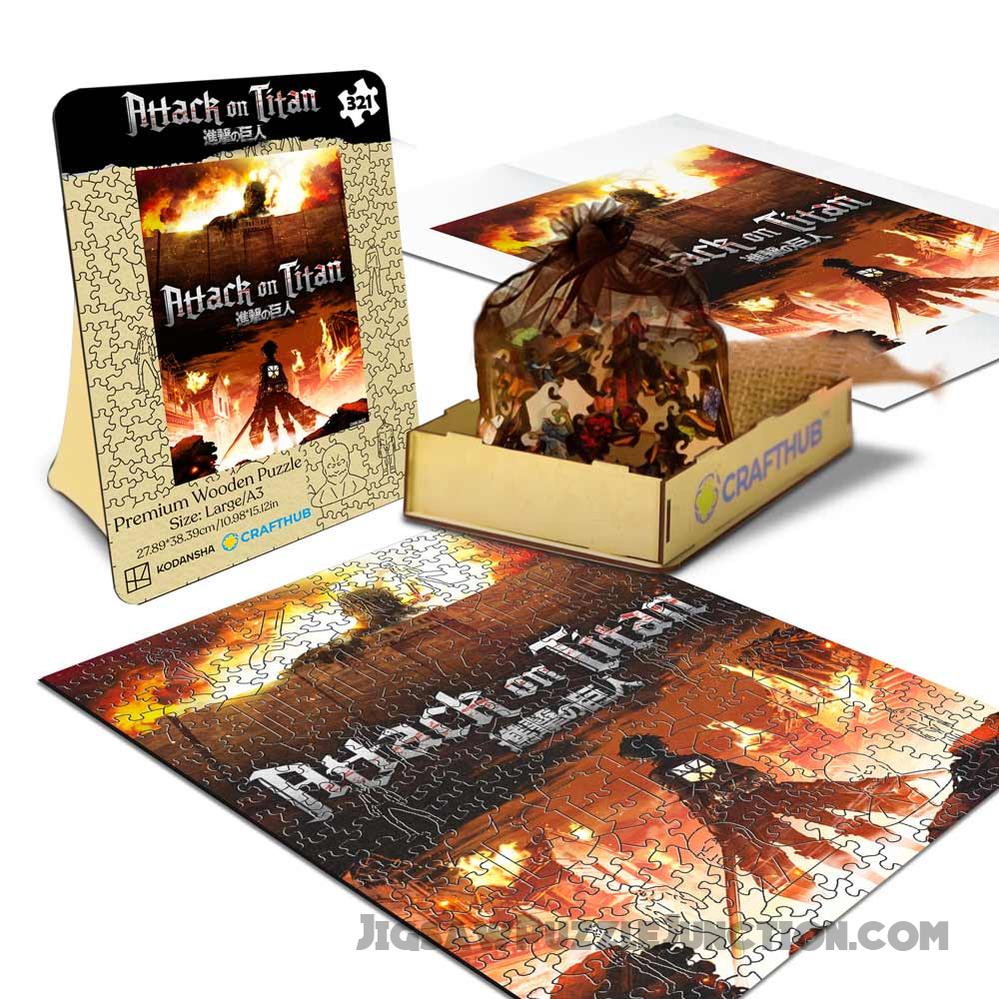 Attack on Titan - Wooden Jigsaw Puzzle
