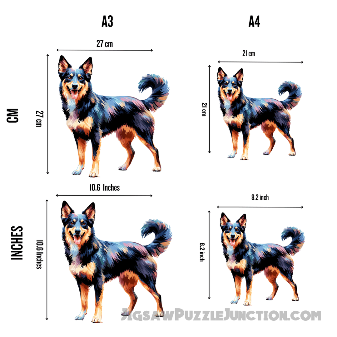 Australian Kelpie Dog - Jigsaw Puzzle