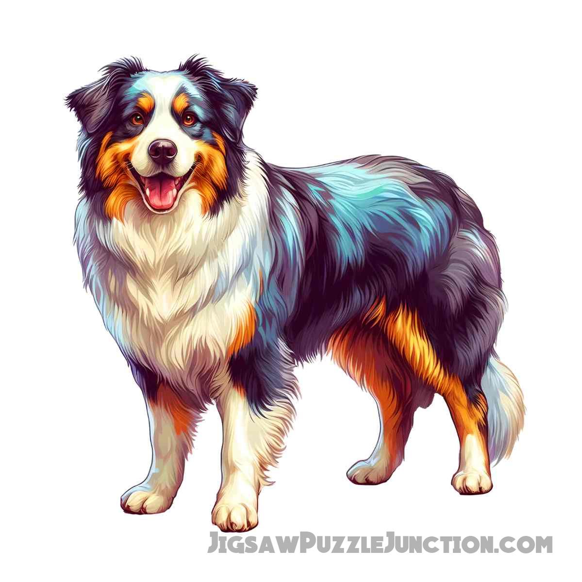 Australian Shepherd Dog - Jigsaw PuzzleBy Jigsaw Puzzle Junction
