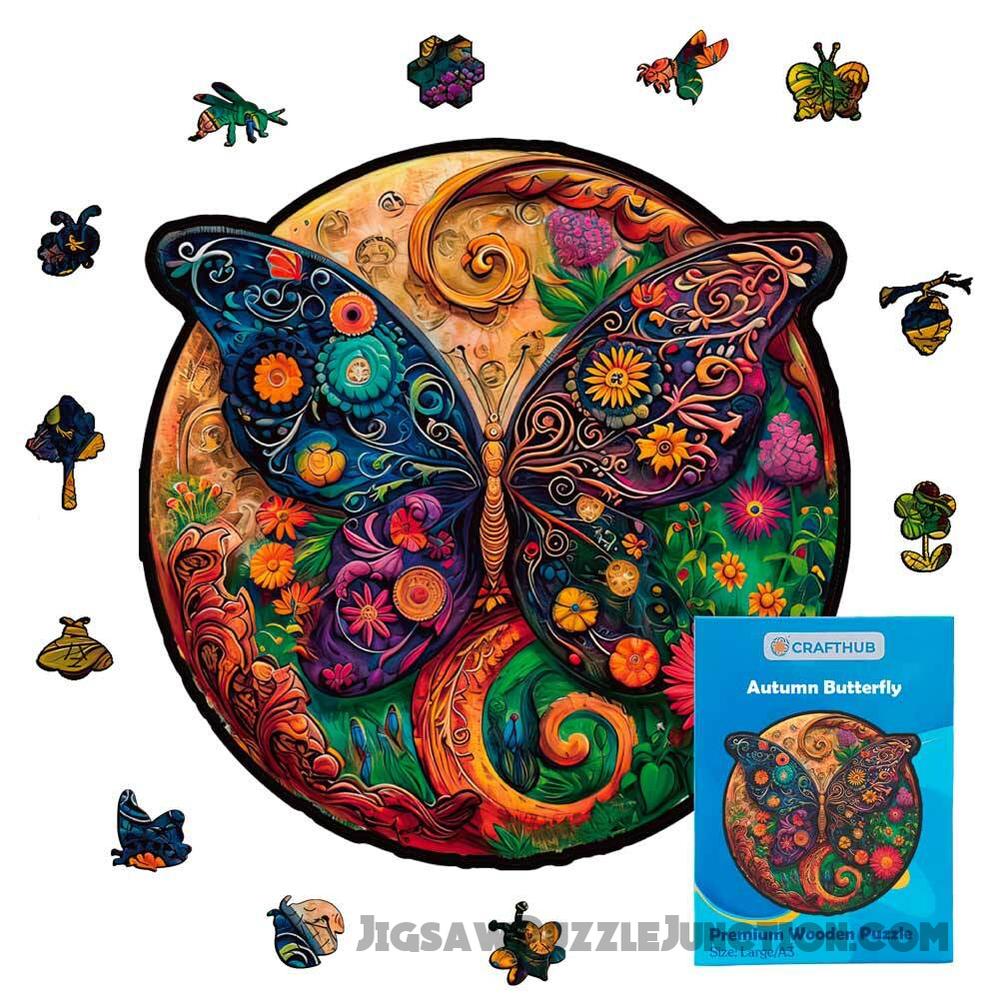 Autumn Butterfly - Jigsaw Puzzle