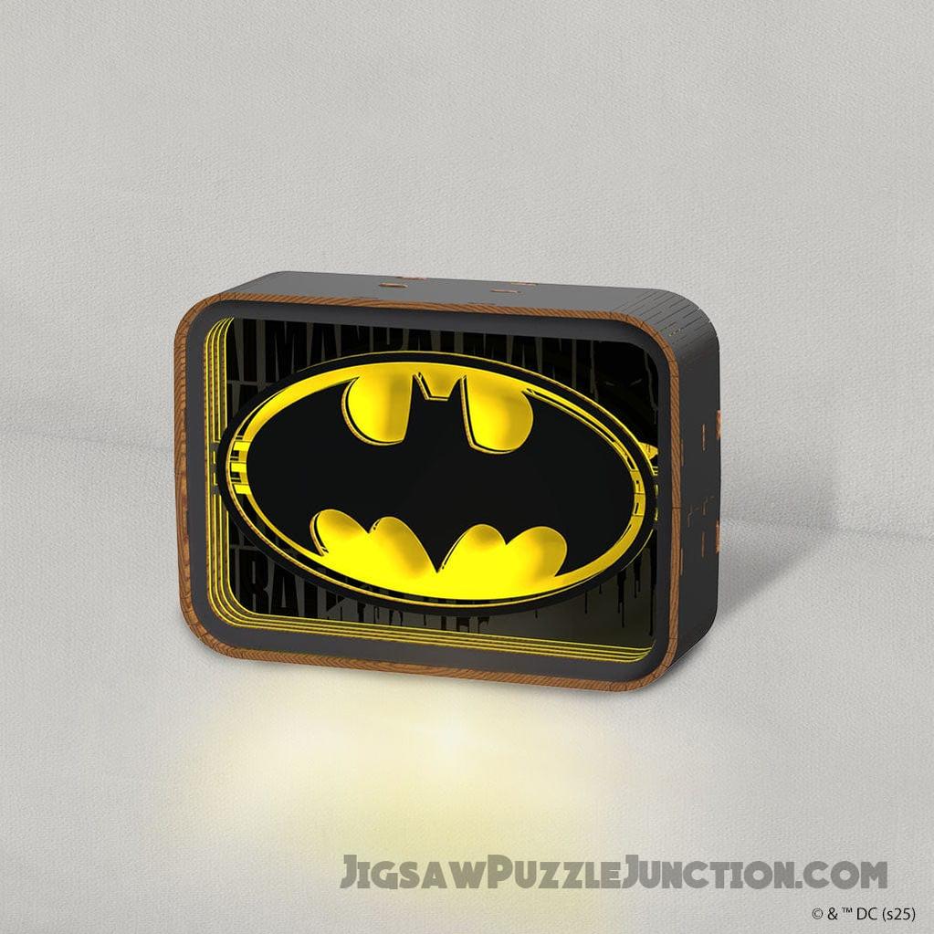 Batman Logo - 3D DIY Wooden Puzzle Night Lamp