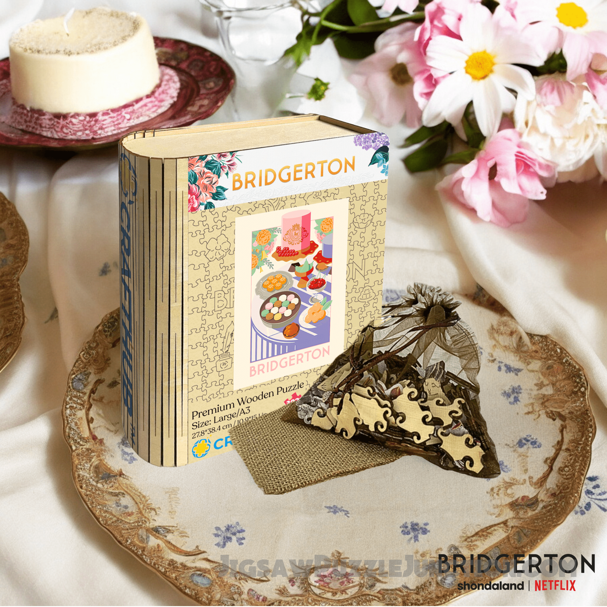 Bridgerton Banquet - Wooden Jigsaw Puzzle