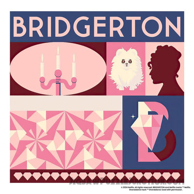 Bridgerton Motifs - Wooden Jigsaw Puzzle