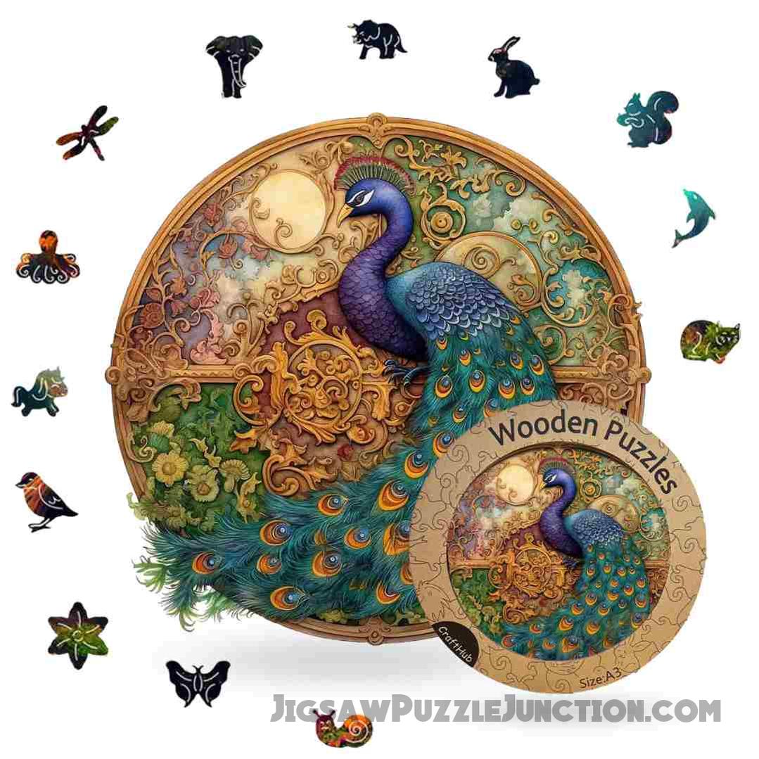 Celestial Peacock - Jigsaw Puzzle