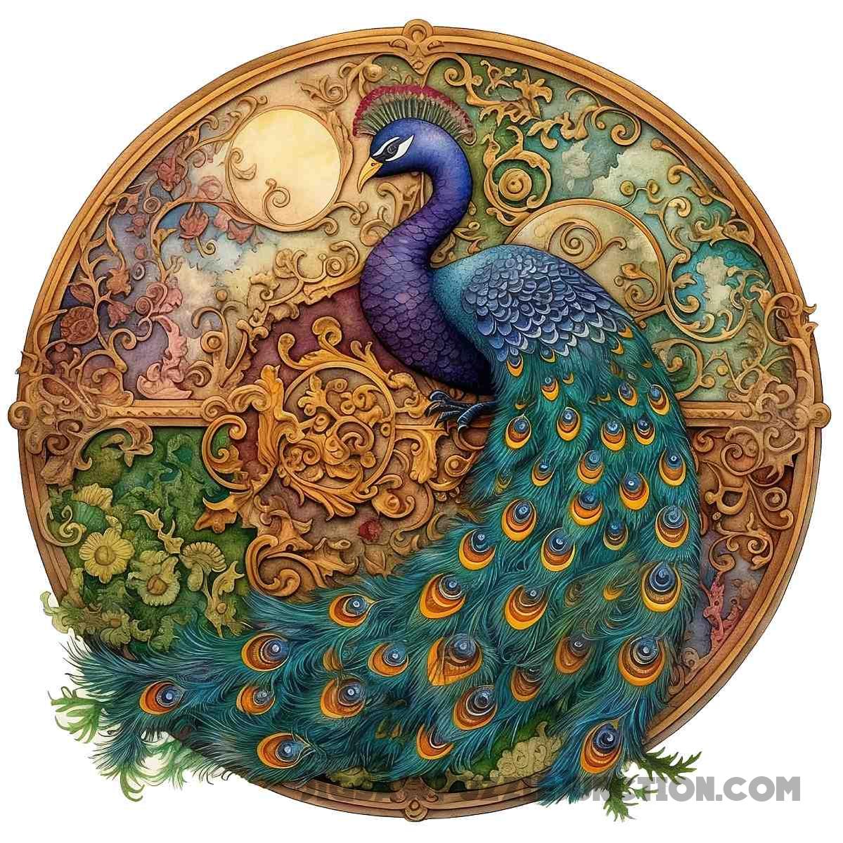 Celestial Peacock - Jigsaw PuzzleBy Jigsaw Puzzle Junction