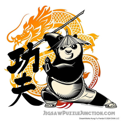 Dragon Warrior Spirit - Wooden Jigsaw Puzzle