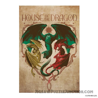 Dragons of Westeros - Jigsaw Puzzle