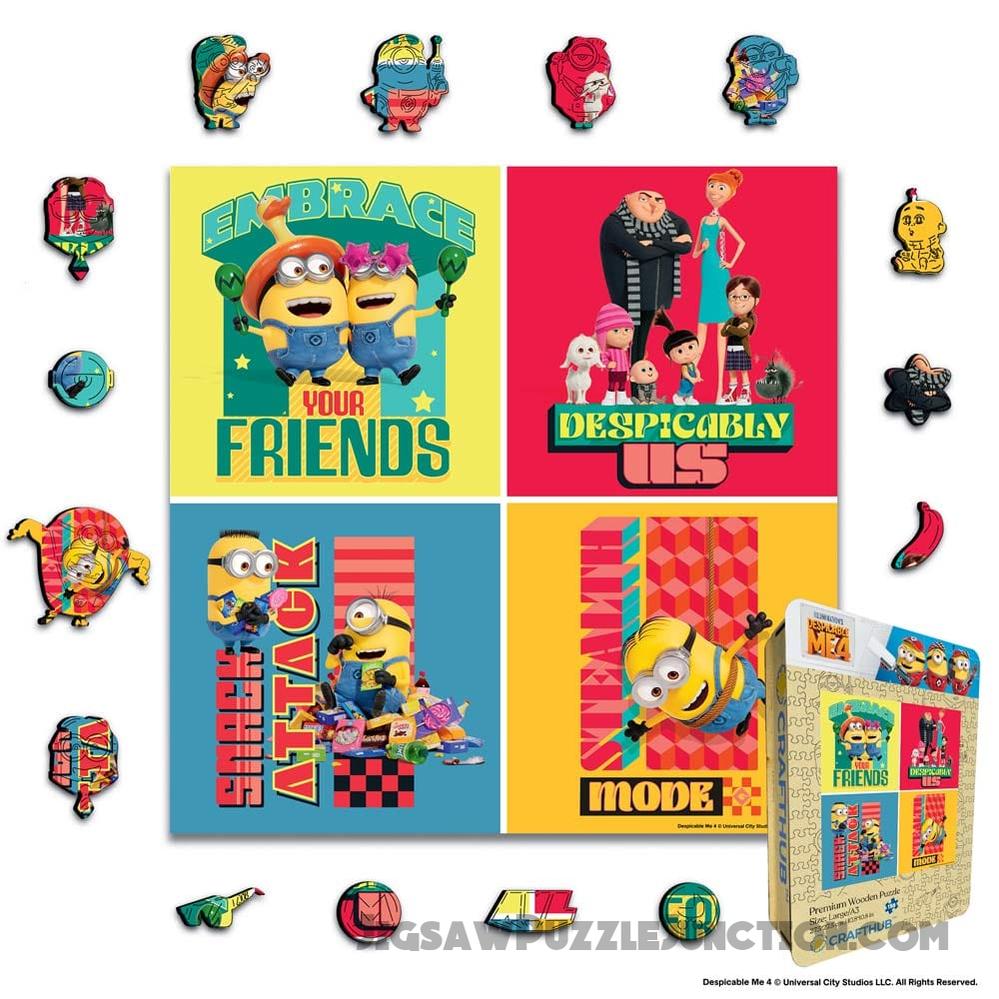 Embrace Your Friends - Wooden Jigsaw Puzzle