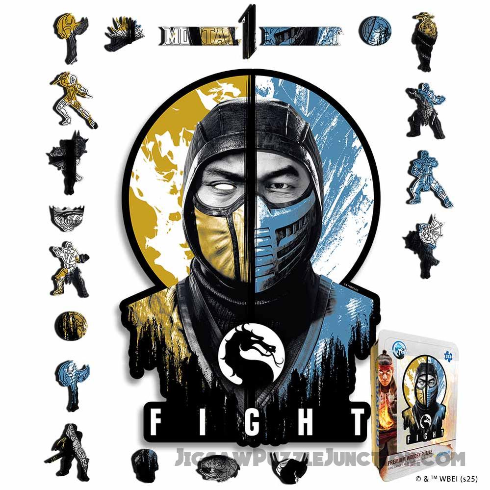 Fire & Ice Battle - Wooden Jigsaw Puzzle