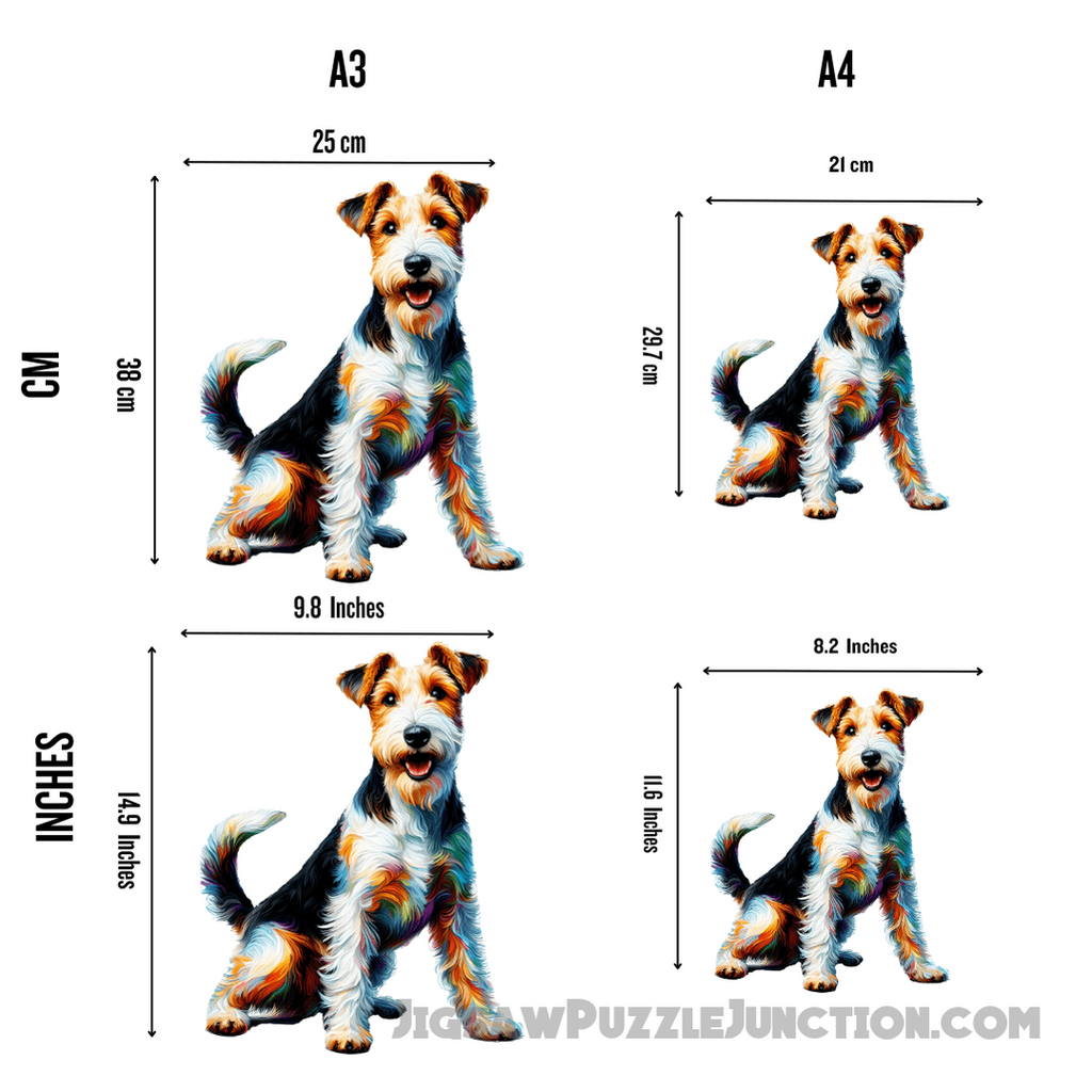 Fox Terrier Dog - Jigsaw Puzzle