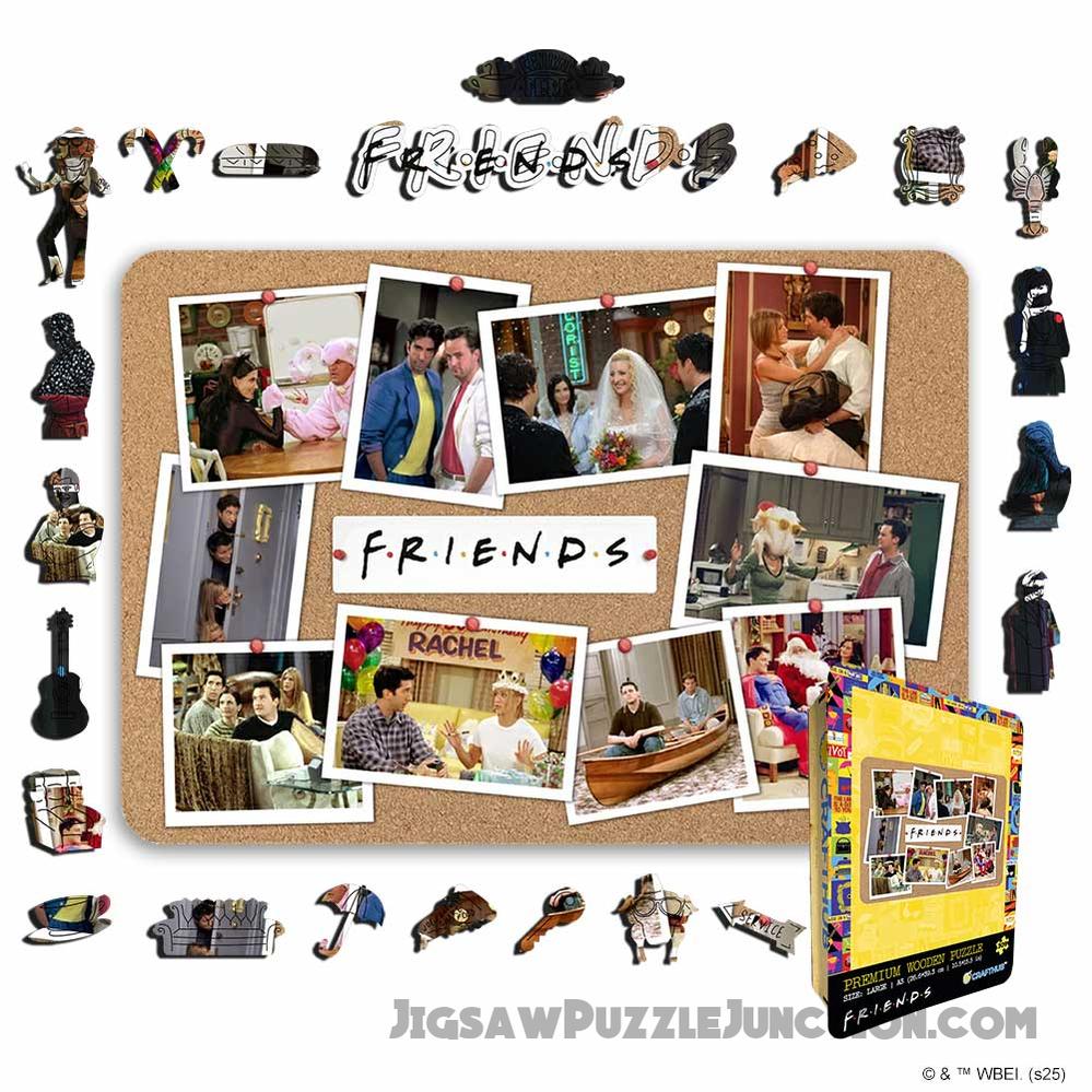 Friends Iconic Moments - Wooden Jigsaw Puzzle