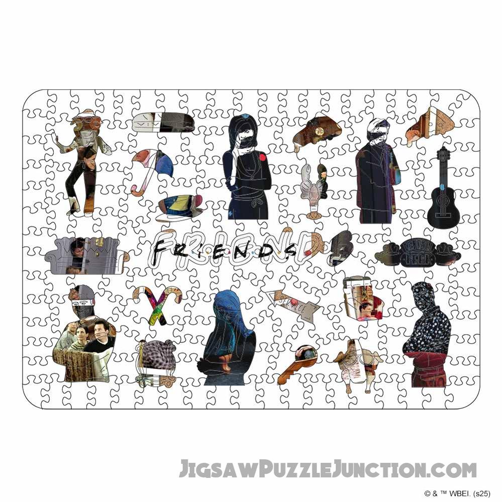 Friends Iconic Moments - Wooden Jigsaw Puzzle