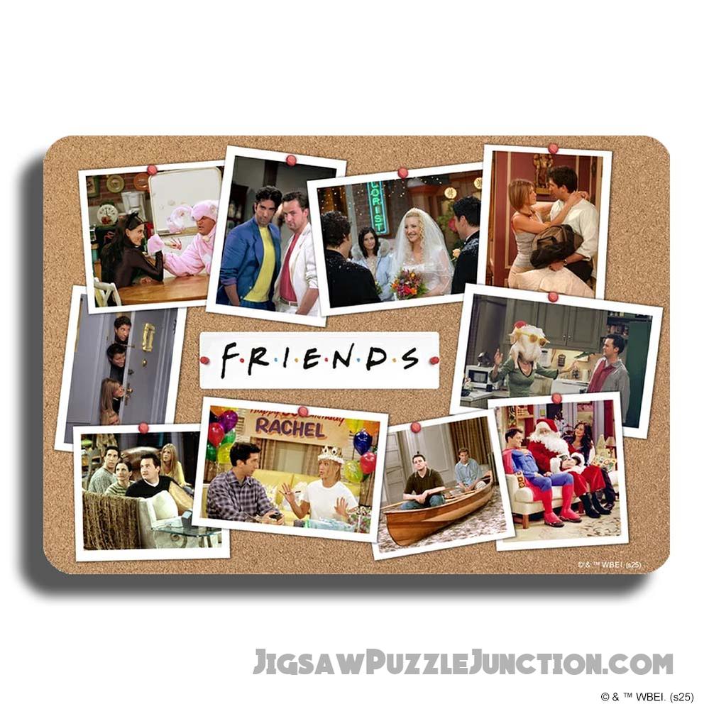 Friends Iconic Moments - Wooden Jigsaw PuzzleBy Jigsaw Puzzle Junction