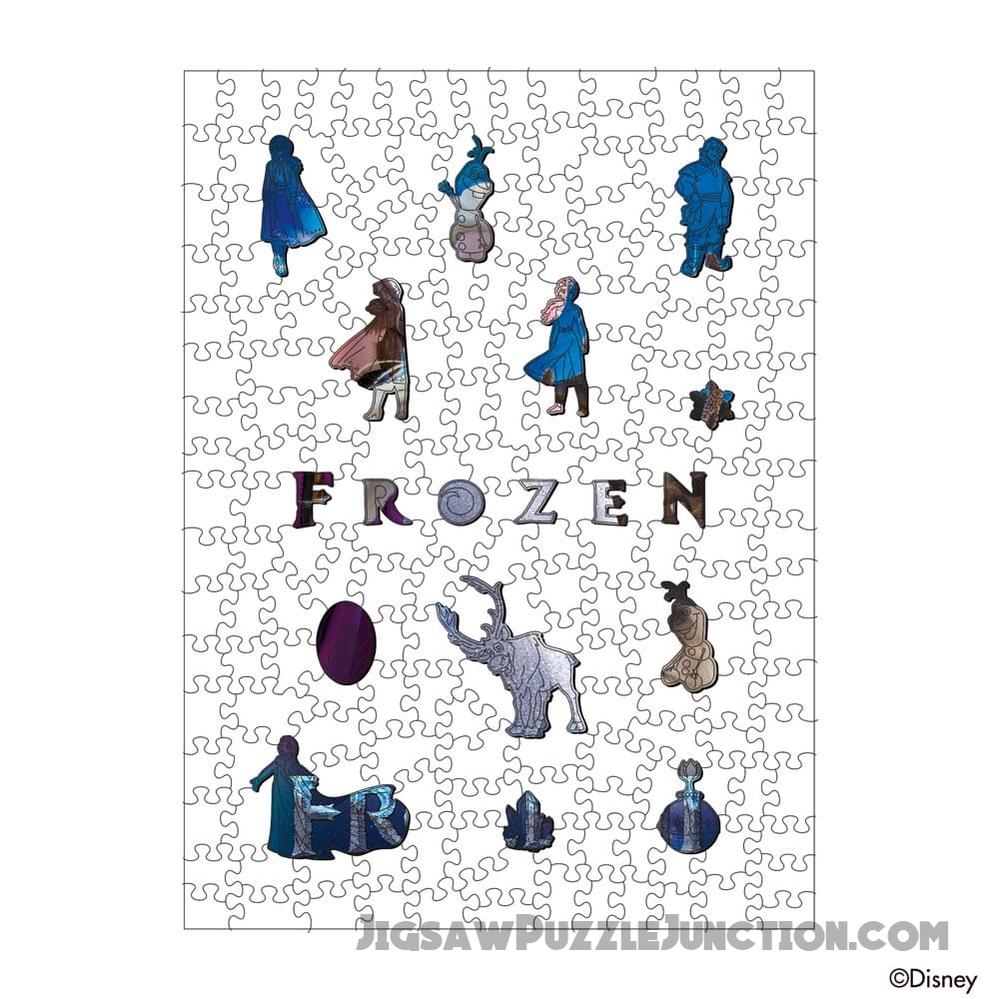 Frozen Crystal – Wooden Jigsaw Puzzle