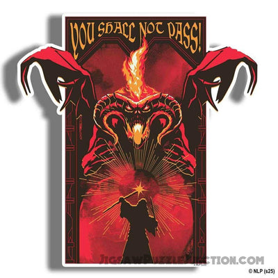 Gandalf VS The Balrog - Wooden Jigsaw Puzzle