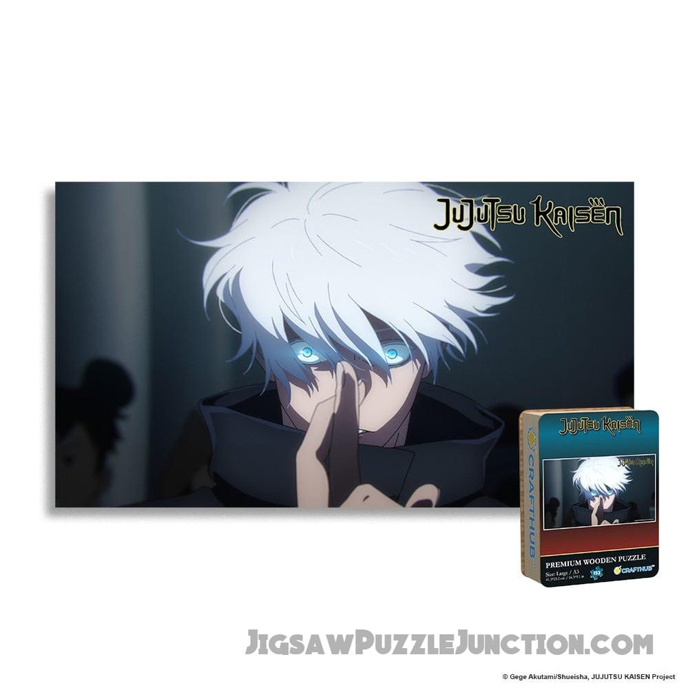 Gojo Satoru - Wooden Jigsaw PuzzleBy Jigsaw Puzzle Junction