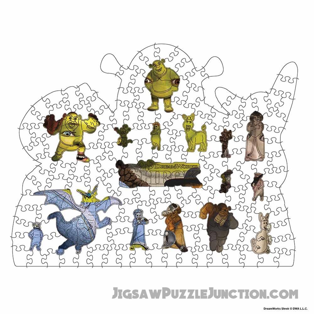 Happily Ever Ogre - Wooden Jigsaw Puzzle