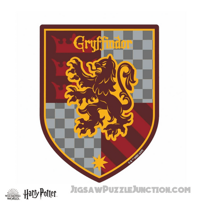 Harry Potter - Gryffindor Crest - House Prides Wooden Jigsaw Puzzle