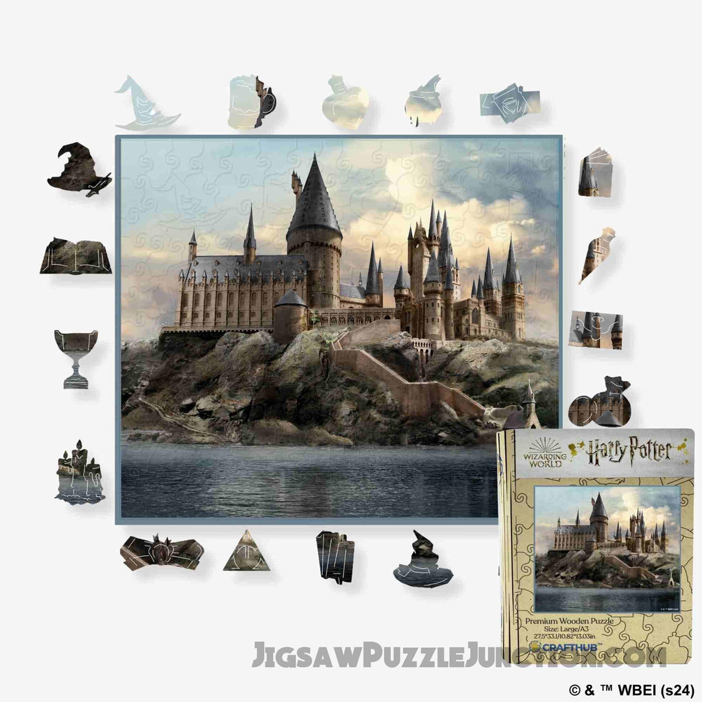 Harry Potter - Hogwarts Castle Wooden Jigsaw Puzzle