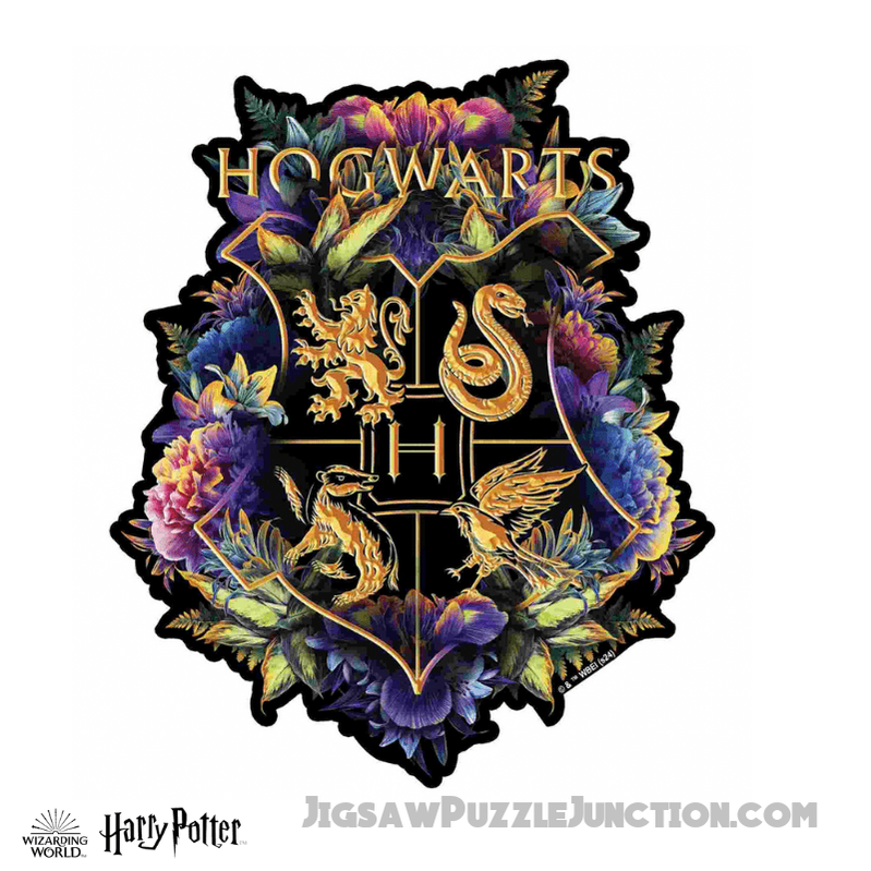 Harry Potter - Hogwarts Crest - Fine Oddities Wooden Jigsaw PuzzleBy Jigsaw Puzzle Junction