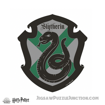 Harry Potter - Slytherin Crest - House Prides Wooden Jigsaw Puzzle