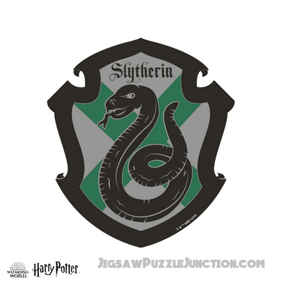 Harry Potter - Slytherin Crest - House Prides Wooden Jigsaw Puzzle