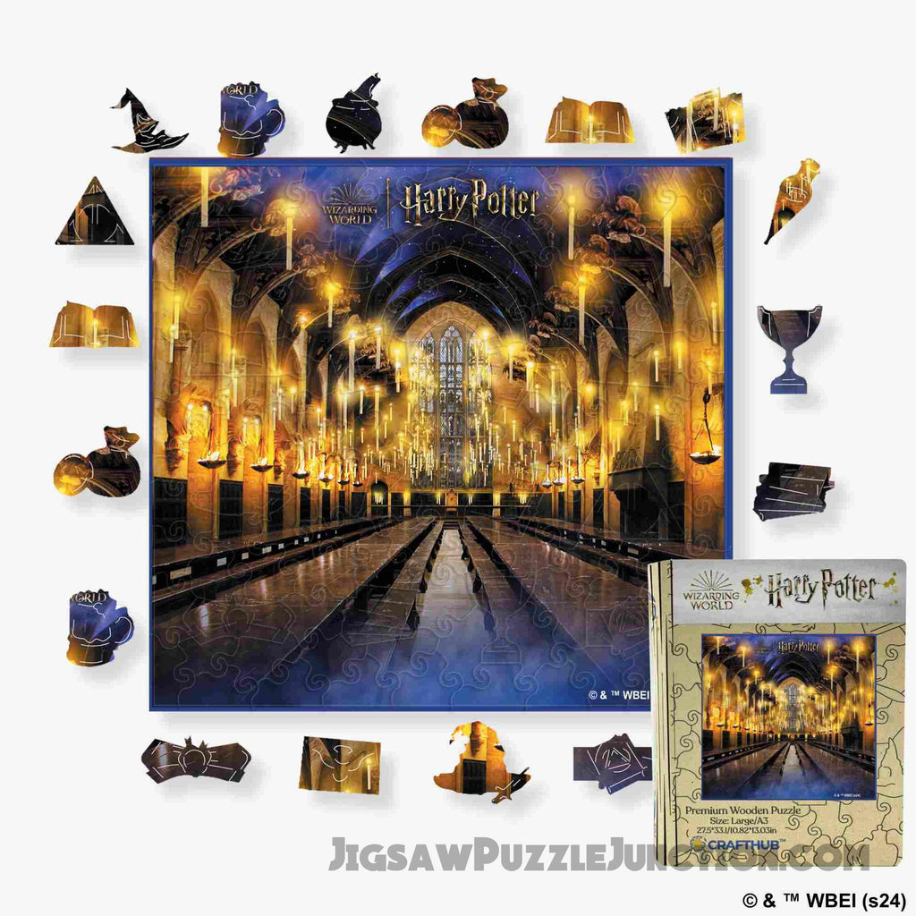 Harry Potter The Great Hall Wooden Jigsaw Puzzle
