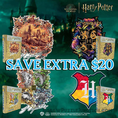 Harry Potter: Top 4 Bestselling Wooden Jigsaw Puzzles