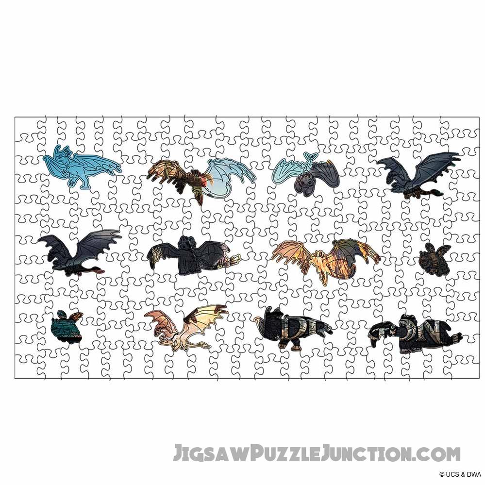 How to Train Your Dragon - Wooden Jigsaw Puzzle
