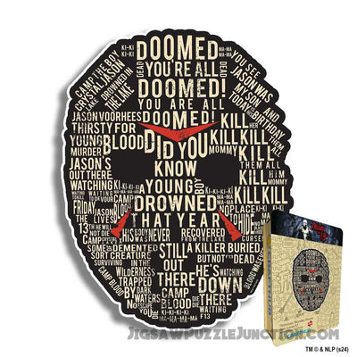 Jason Words of Fear - Wooden Jigsaw Puzzle