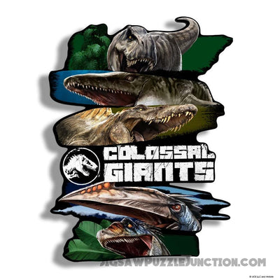 Jurassic Beasts - Wooden Jigsaw Puzzle