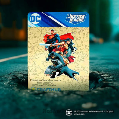 Justice League United Wooden Jigsaw Puzzle