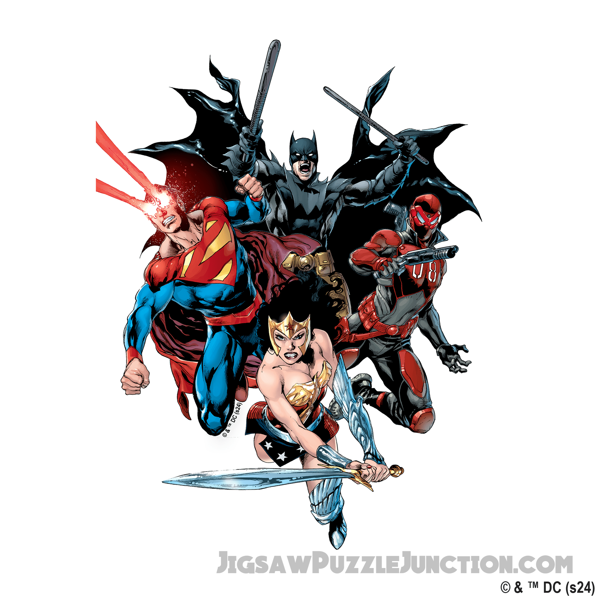 Justice League Wooden Jigsaw PuzzleBy Jigsaw Puzzle Junction