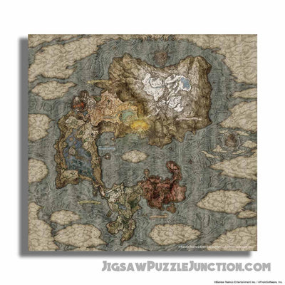 Lands Between Map - Wooden Jigsaw Puzzle