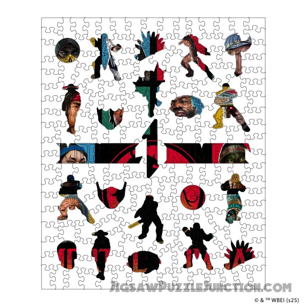 Mortal Kombat Warriors - Wooden Jigsaw Puzzle