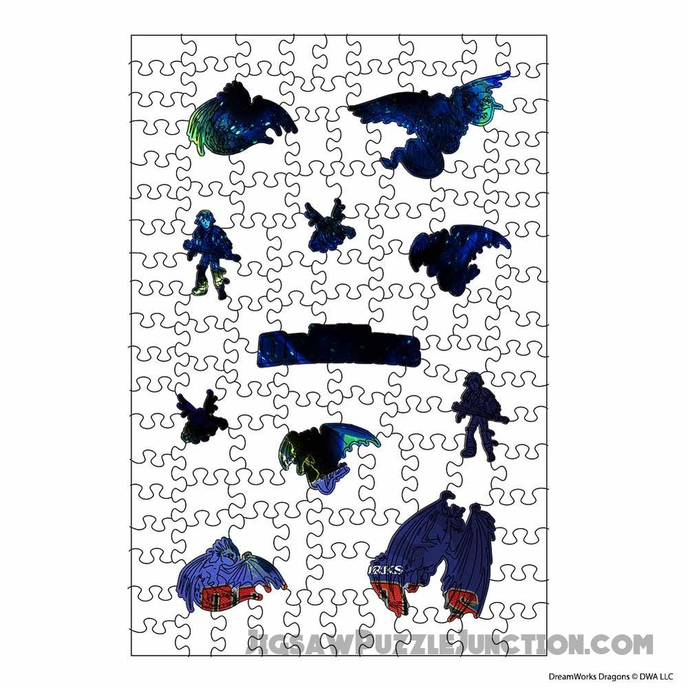 Night Fury - Wooden Jigsaw Puzzle