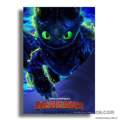 Night Fury - Wooden Jigsaw Puzzle