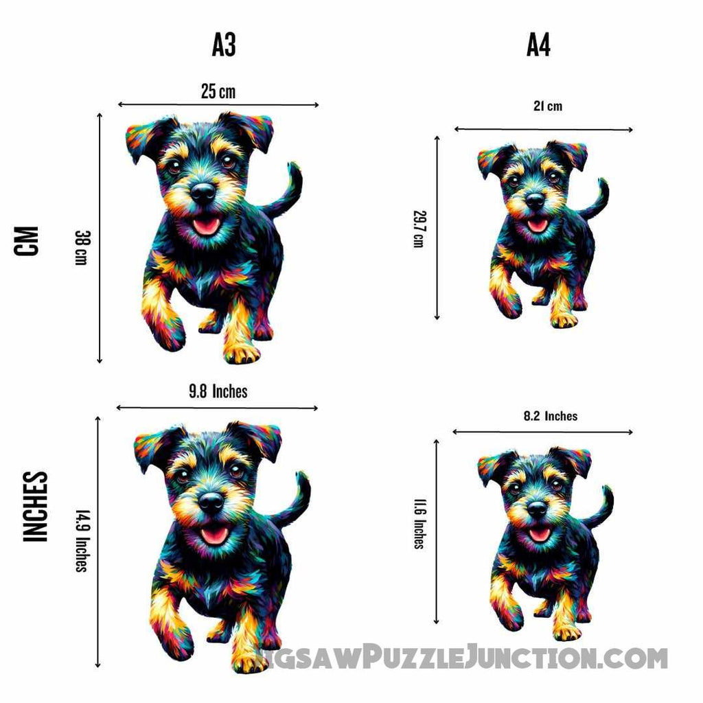 Patterdale Terrier Dog - Jigsaw Puzzle