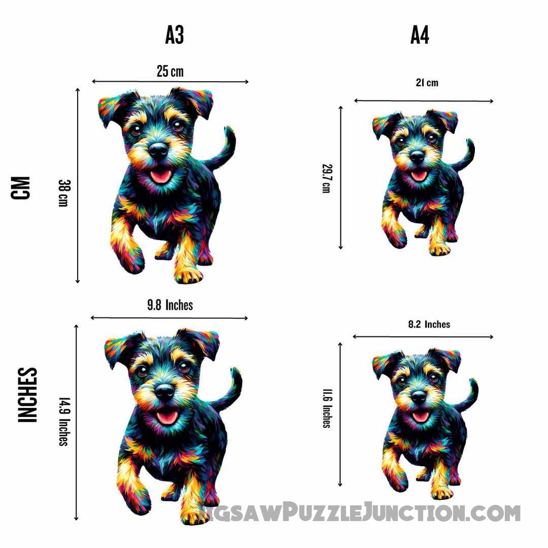 Patterdale Terrier Dog - Jigsaw Puzzle