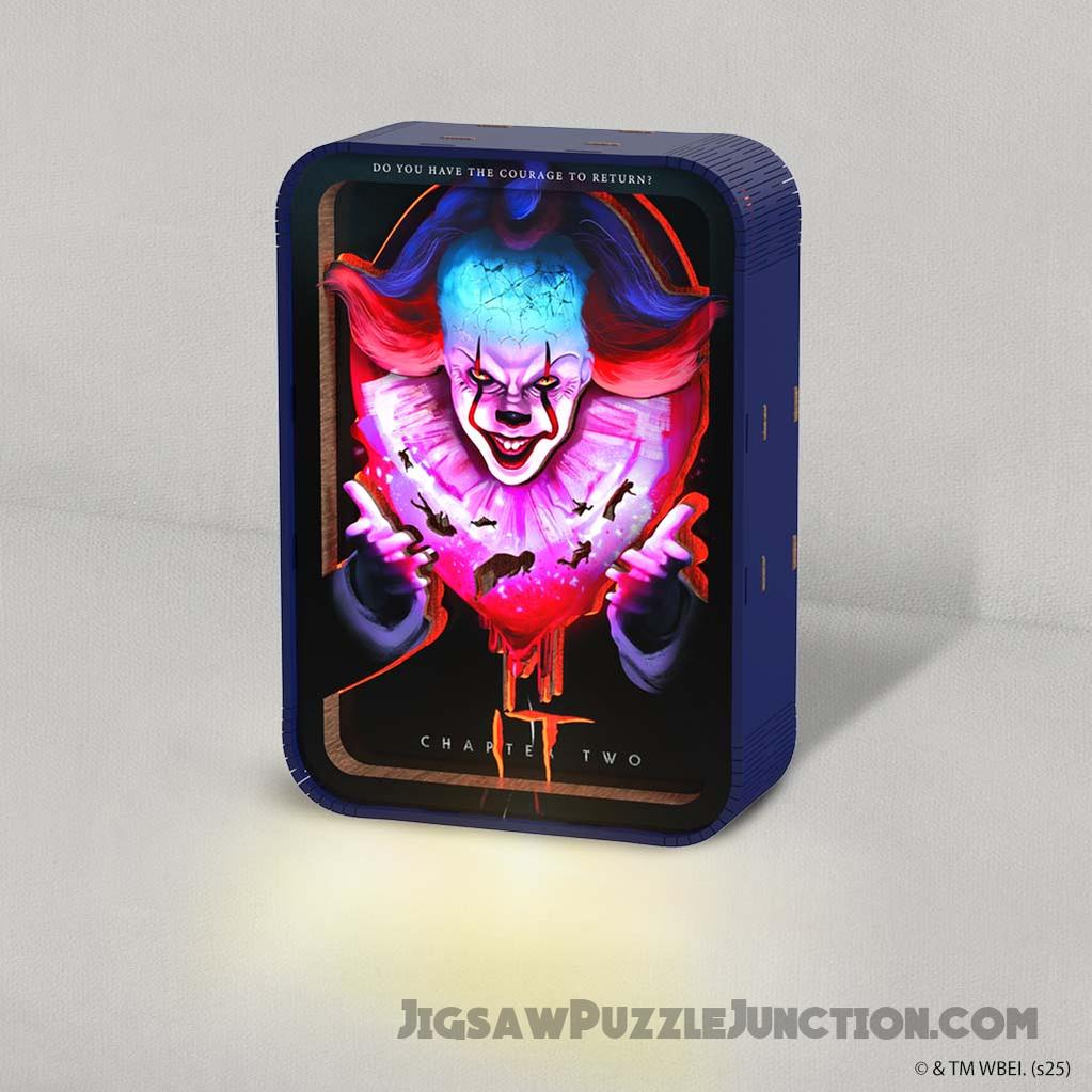 Pennywise - 3D DIY Wooden Puzzle Night Lamp