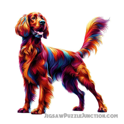 Red Setter / Irish Setter Dog - Jigsaw PuzzleBy Jigsaw Puzzle Junction