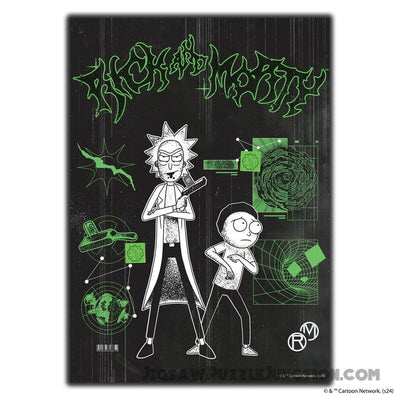 Rick and Morty - Wooden Jigsaw Puzzle