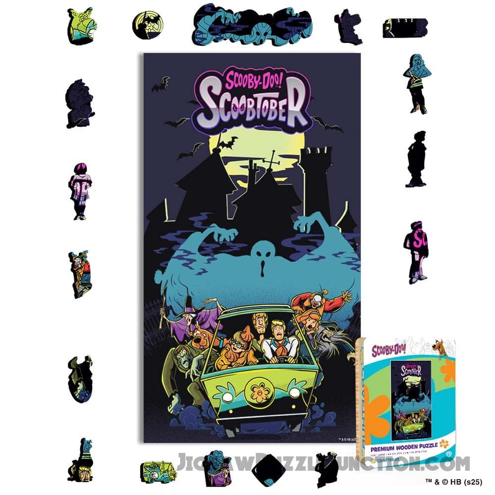 Scoobtober Haunted Chase - Wooden Jigsaw Puzzle