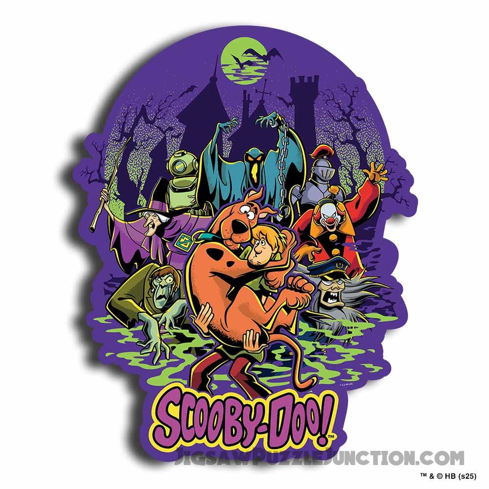 Scooby-Doo Monsters - Wooden Jigsaw PuzzleBy Jigsaw Puzzle Junction
