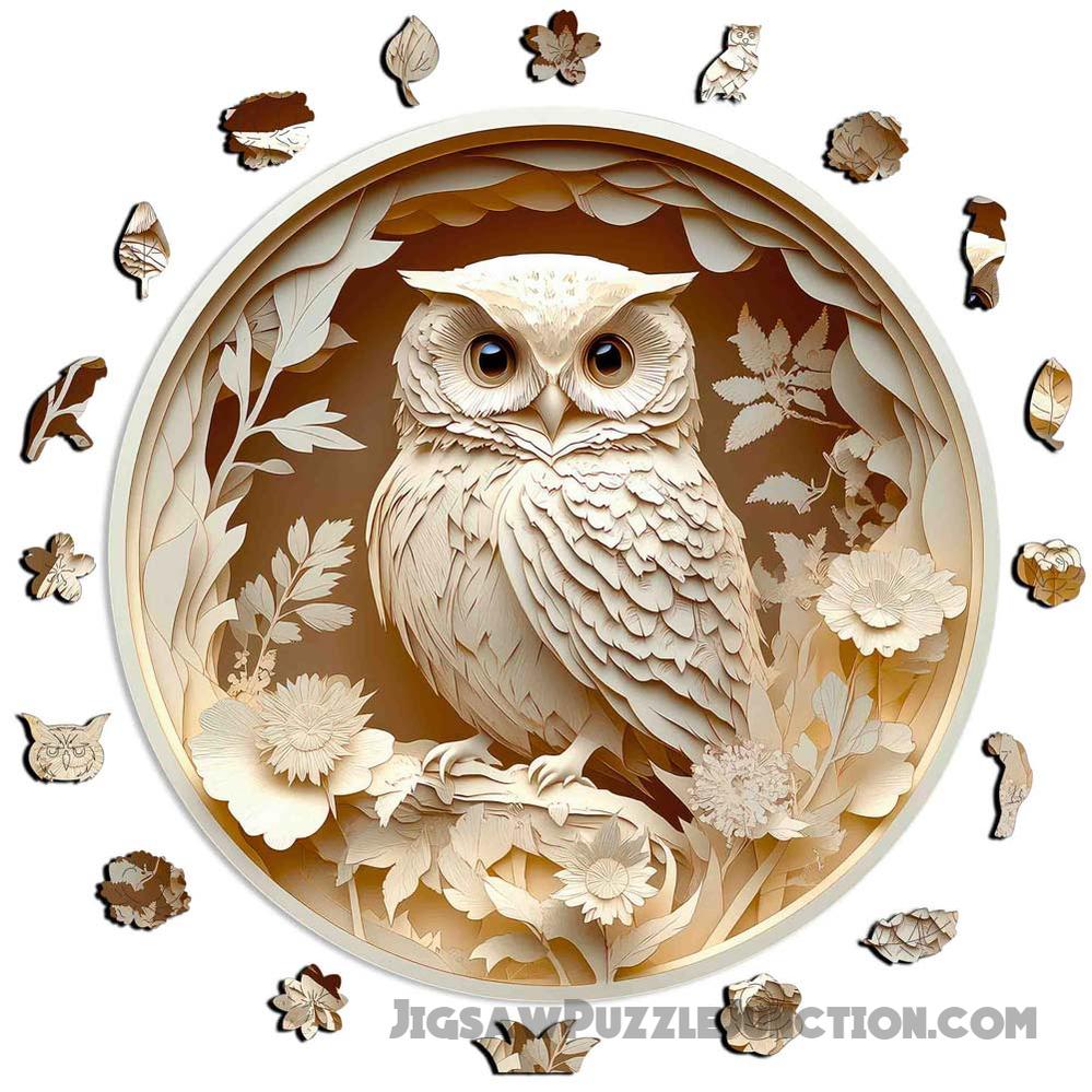 Sculpted Owl - Jigsaw Puzzle